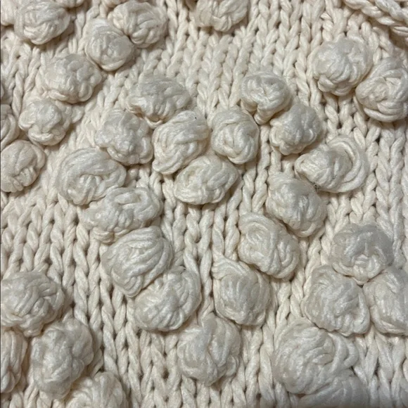 Chicwish Cream Heart Textured Knit Cardigan - Picture 12 of 13